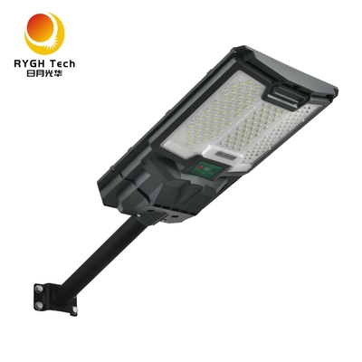 3.2V LiFePO4 باتری پانل خورشیدی سیلیکون تک کریستال یکپارچه خورشیدی LED Street Light 20W با رادار کنترل نور