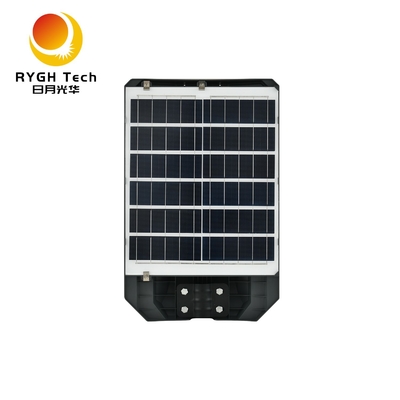3.2V LiFePO4 باتری پانل خورشیدی سیلیکون تک کریستال یکپارچه خورشیدی LED Street Light 20W با رادار کنترل نور