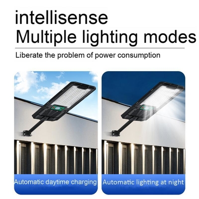 گواهینامه CE حسگر حرکتی یکپارچه خورشیدی LED چراغ خیابانی IP65 برای استفاده در خارج از جاده های بزرگ
