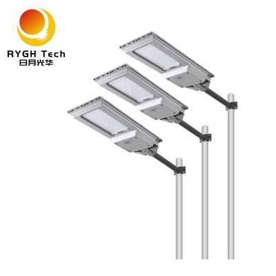 چراغ خیابانی LED خورشیدی یکپارچه 20 وات با حسگر راداری و کنترل از راه دور برای پیاده‌رو، حیاط، باغ و روشنایی جاده LED