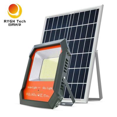 چراغ سیلاب LED خورشیدی با کنترل هوشمند نور به علاوه ریموت کنترل با تراشه های LED 5730 با لومن بالا و 2 سال گارانتی