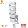چراغ سیلاب LED فضای باز 75000 لومن، چراغ استادیومی LED دکل بلند 720 وات برای زمین تنیس، چراغ سیلاب 720 وات 240 ولت