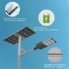 نصب یک مرحله ای کنترل از راه دور IP66 40W نور خیابان LED خورشیدی