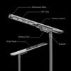 12 روز بارانی / ابری IP65 لامپ نور خورشیدی LED با قیمت کارخانه Rygh-Fx-150W
