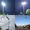 چراغ خیابانی LED 100 وات یکپارچه آلومینیومی ضدآب 12 ولت خورشیدی 170lm/W