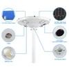 سنسور رادار آلومینیومی ضد آب IP65 30W 50W UFO LED Solar Garden Light
