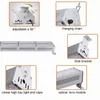 لامپ معلق ضد آب سه ثابت 100W خطی LED High Bay Light
