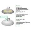 AC277 IP69K CRI 95 NSF درجه غذایی 100W 120W 150W UFO LED High Bay Light برای کارخانه پردازش مواد غذایی
