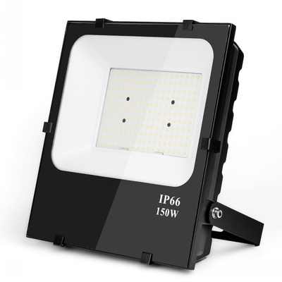 حرفه ای LED Flood Light Shell آلومینیوم خوابیده شیشه ای 3250g