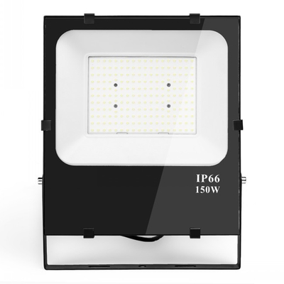 حرفه ای LED Flood Light Shell آلومینیوم خوابیده شیشه ای 3250g