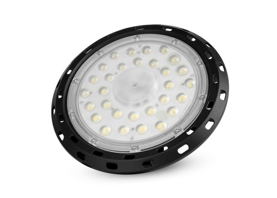 سیاه و سفید 100 وات UFO به رهبری نور خلیج نور خورشید 60 درجه 90 درجه 120 درجه زاویه پرتو