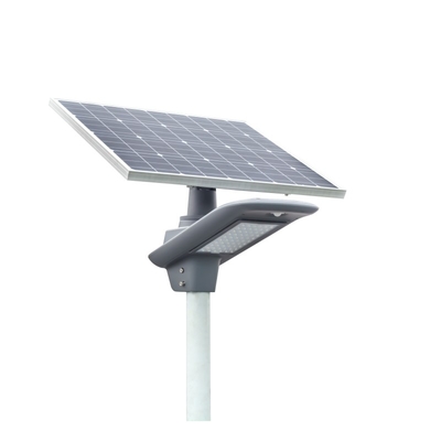 ساختار آفتابگردان خورشیدی LED Street Light 50W آلومینیومی برای باغ / حیاط