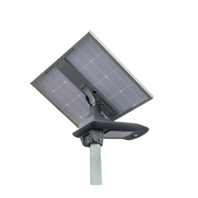 باتری 130-150LM / W High Lumen 60W DC 11.1V باتری هوشمند خورشیدی دارای چراغ خیابانی خیابان خیابان مسکن خاکستری با 3 سال ضمانت