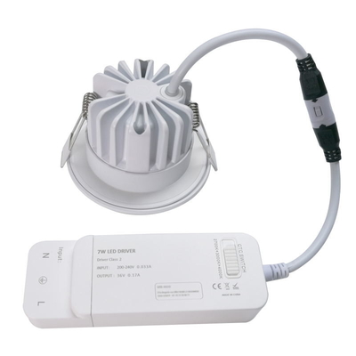زاویه پرتو گسترده چراغ روشنایی روشنایی Downlights خنک کننده / دمای رنگ قابل تنظیم است