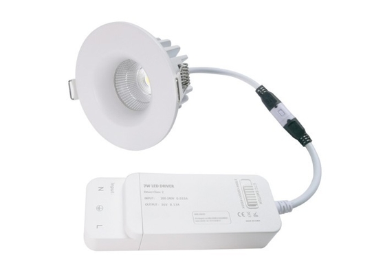 پوشش ضد آب COB Led Downlight AC 200-240V پوشش چهره گرم قابل تغییر رنگ