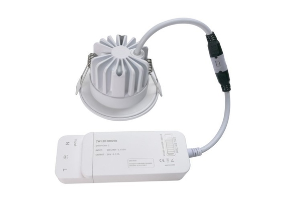 پوشش ضد آب COB Led Downlight AC 200-240V پوشش چهره گرم قابل تغییر رنگ