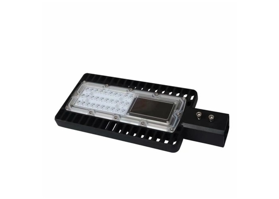 بزرگراه جاده در فضای باز چراغ روشنایی IP65 آلومینیوم AC 110V CRI80 6500K 30W