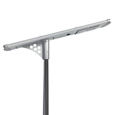 170LM / W بهره وری خورشیدی LED چراغ خیابان 100W با باتری LifePO4