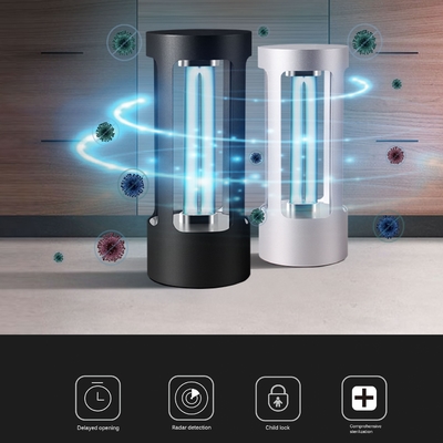 میز ایستاده جدول لامپ AC 220V 110V 35W ضد عفونی کننده ضد عفونی کننده اشعه ماوراء بنفش