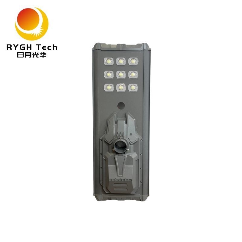 چراغ خیابانی LED خورشیدی یکپارچه 30 وات با تراشه های LED 5054 با روشنایی بالا، سنسور PIR به طور خودکار حس می کند و روشن می شود.