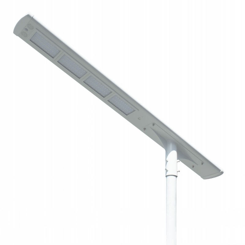 IP65 روشنایی خورشیدی خیابان نور خیابان نور خودکار با سنسور حرکت 120LM / W