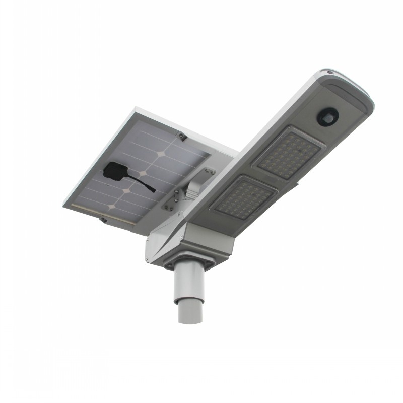 سنسورهای مادون قرمز 80W خورشیدی LED Street Street 160LM / W 3 سال ضمانت