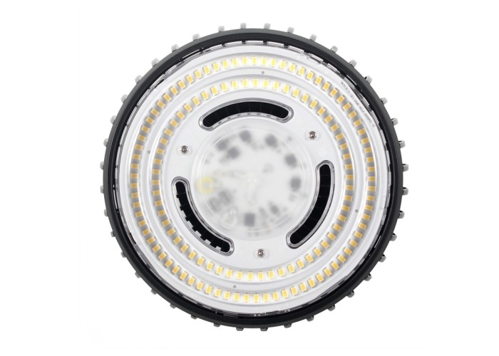 DOB 2700-6500K UFO LED High Bay Light 70CRI 100W 100lm / W مسکن آلومینیوم