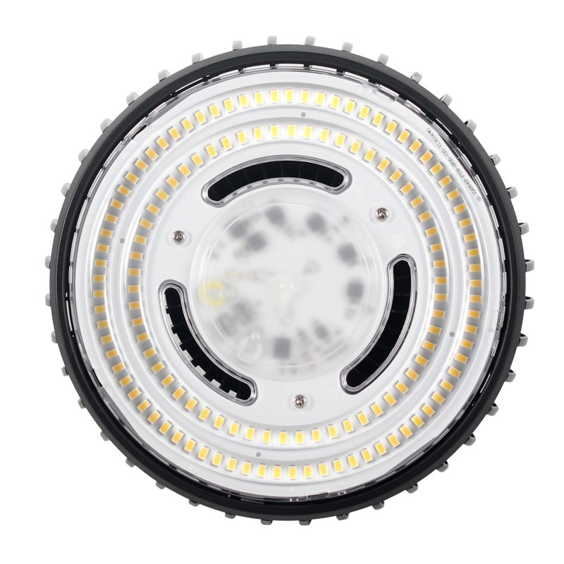 IP65 80w UFO LED High Bay Light، E27 E39 E40 پایه چراغ های انبار 8000lm